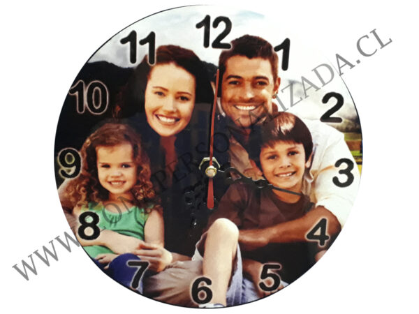 Reloj Madera Redondo Md 16