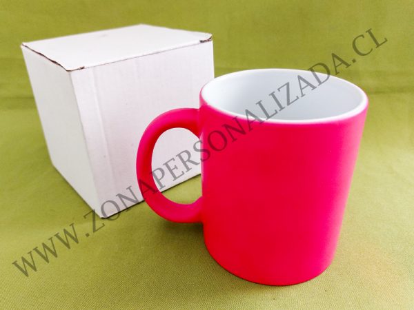 Tazón Neón Rosado Personalizado