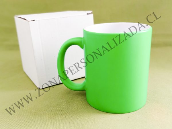 Tazón Neón Verde Personalizado