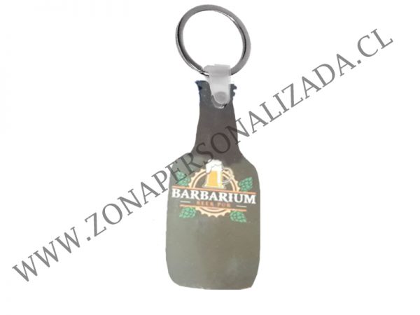Llavero Botella Madera