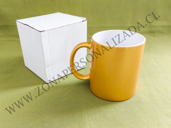 Tazon Metalico Dorado Personalizado